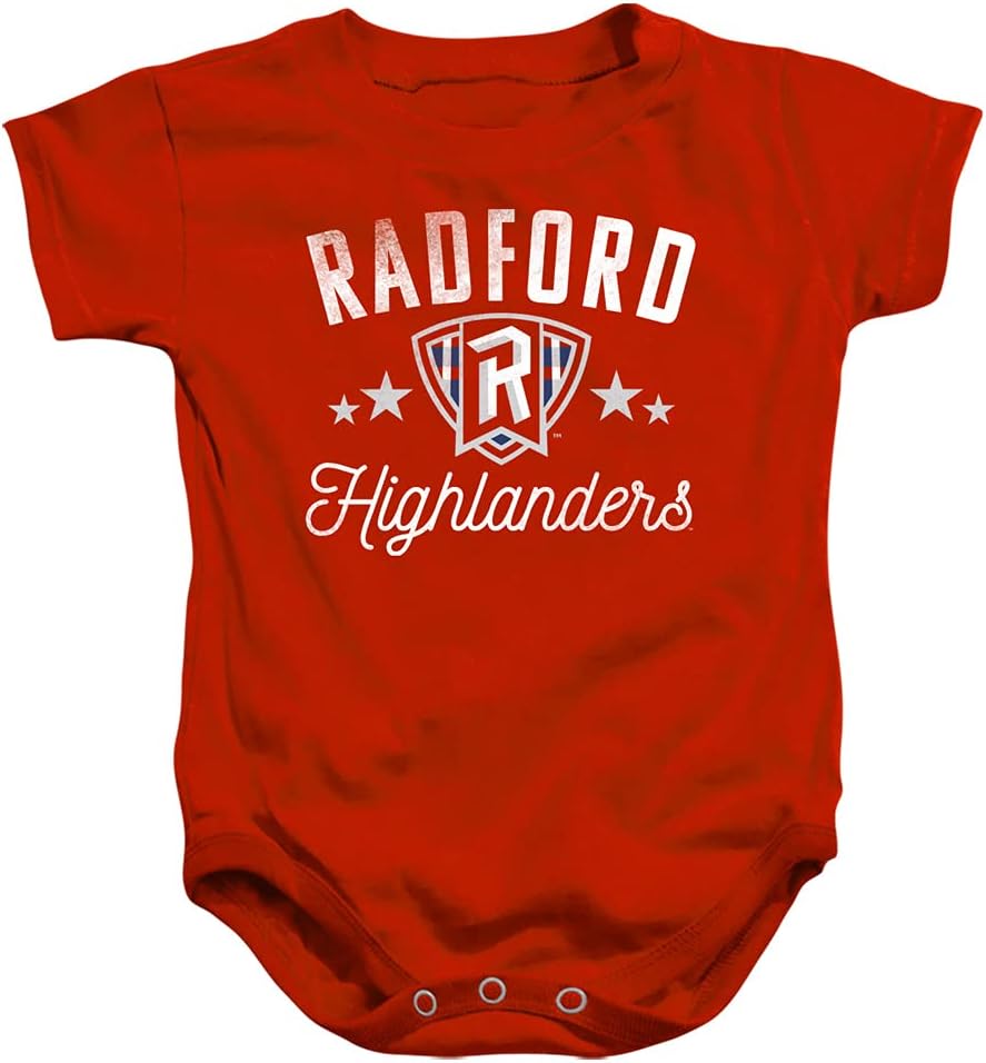 Radford University Official Highlanders Unisex Infant Snap Suit for Baby