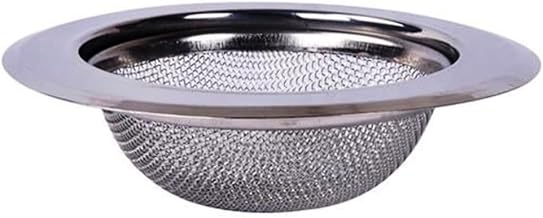 Stainless Steel Kitchen Sink Strainer for Drain | Heavy-Duty Mesh Filter for Food Waste, Hair, Debris | Rust-Proof, Durable,Easy-Clean | Home Kitchen Basin Drain Protector (10.5 cm) (SILVER-PACK OF 1)