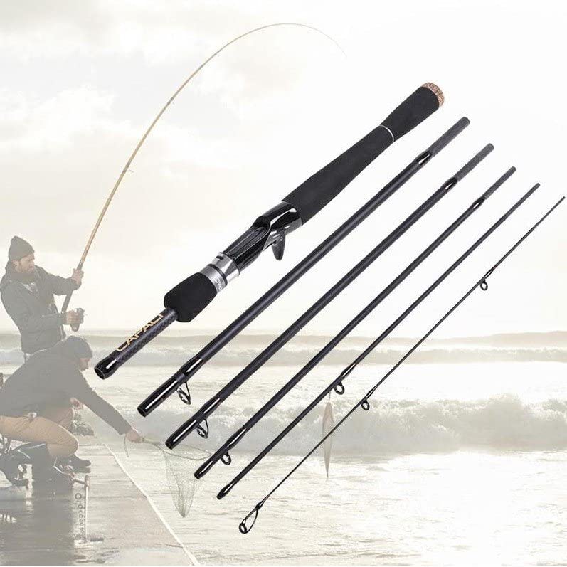 Amazon | [AiO JAPAN] トラベルロッド 6ピース スピニング用ロッド