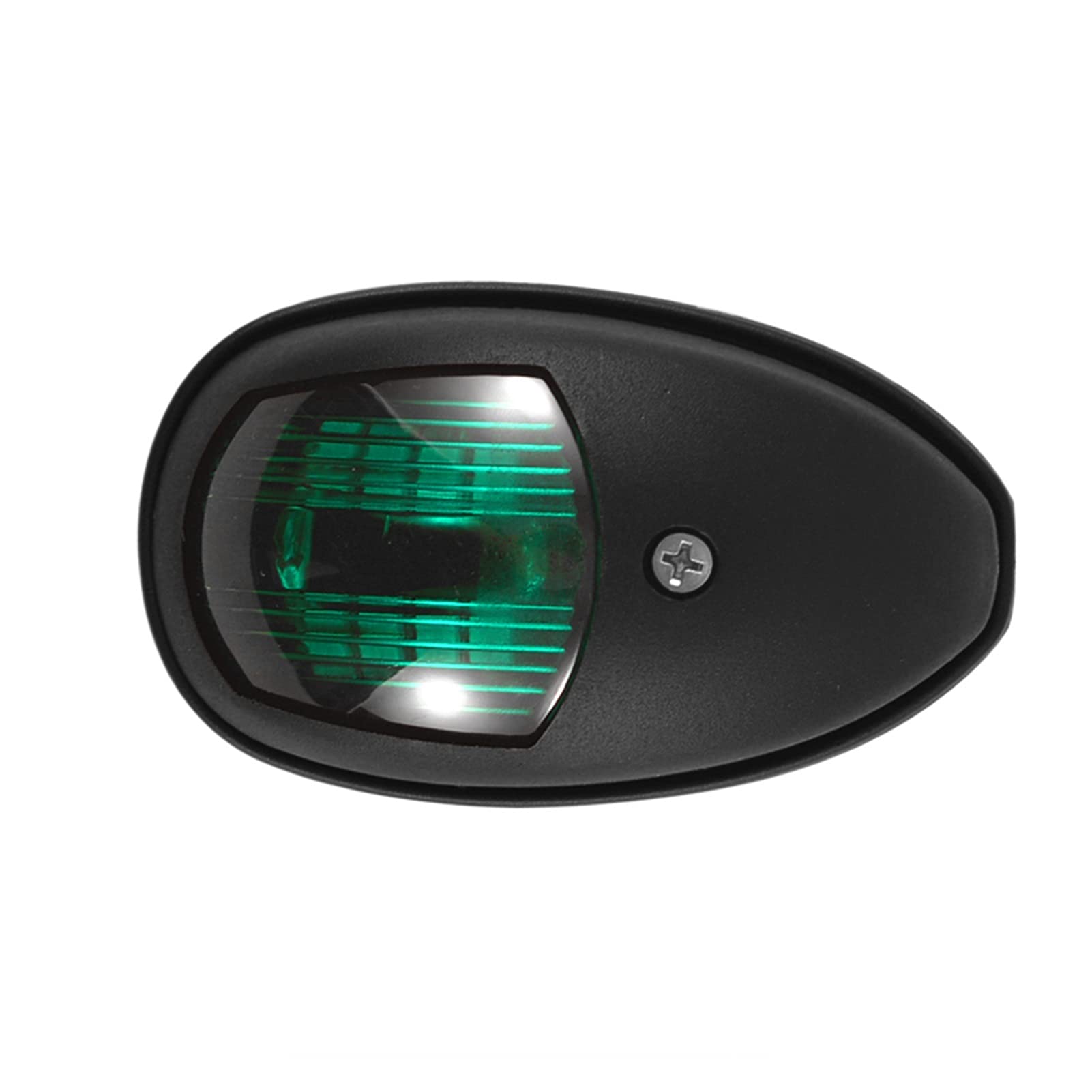 2pcs / set universale ABS LED. Lampada del segnale di avvertimento luminoso navigazione for la lampada yacht della barca marina Trailer rimorchio Van 10V-30V Per la navigazione e la pesca(White)