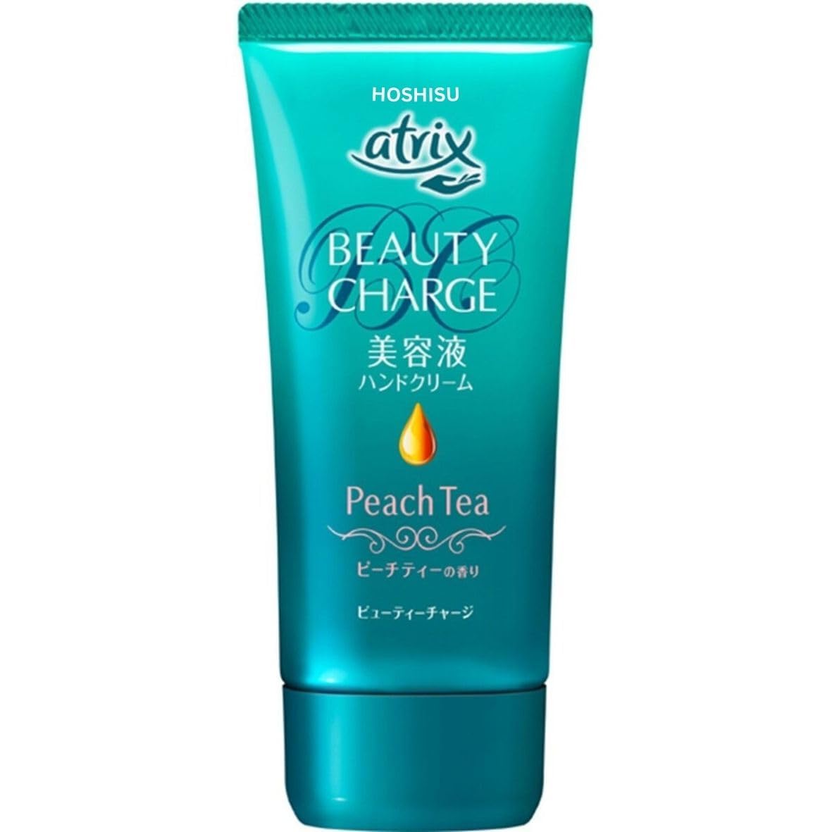 Hoshisu Kao Beauty Charge Hand Cream - Peach Tea 80g - Imported from Japan