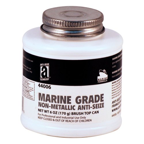 Marine Grade 44006 Non Metallic Anti-Seize Compound, 6 oz., Brown, Paste