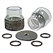 Furick Cup FUPA #12 Welding Cup Kit w/Titanium Protector (2 Cups, 1 Cover, 4 O-Rings, 1 Spare Diffuser)