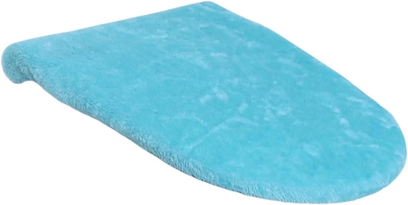 Toilet Tank Cover 4 pcs Toilet Lid Seat Cover Mat Lightweight Washable Cushion Absorbent for Bathroom Traveling Apartment Bar(Green)