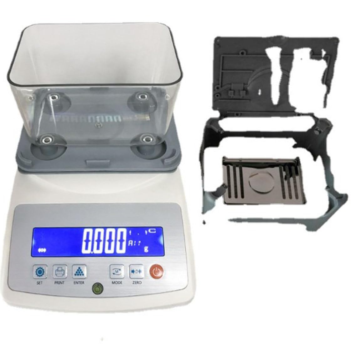 Medidor De Densidad De Sólidos, Densímetro De Sólidos, Densitómetro De Medición Para Materiales Como Caucho Y Plástico Con Interfaz Rs-232,Zg03