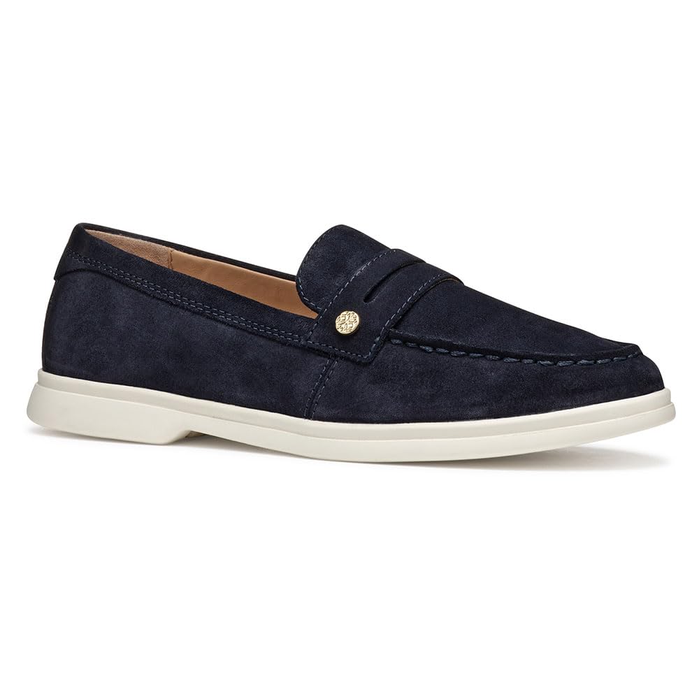 Geox Women's D XAND 3 D Loafer, Navy, 7.5 UK