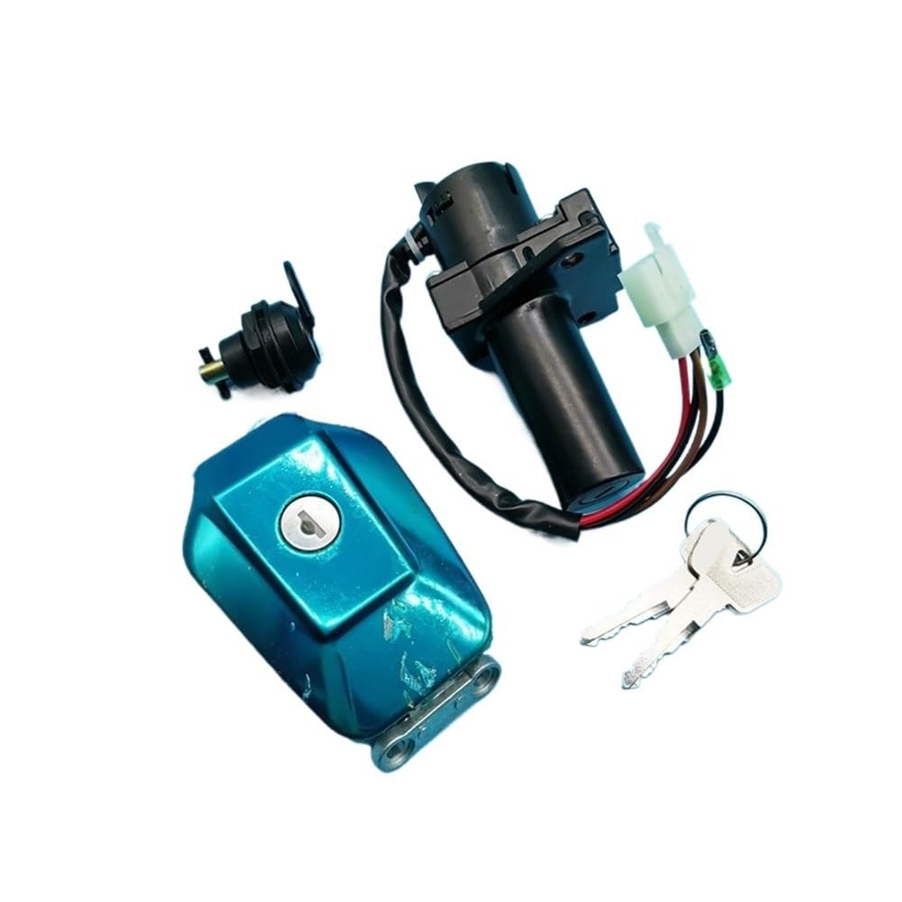Kit de bloqueo para motocicleta Y125 con tapón de depósito y clausor de arranque