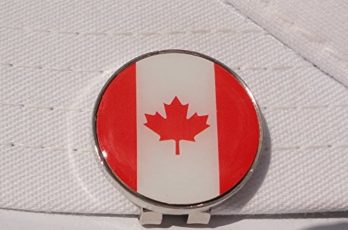 Canadian Flag Golf Ball Marker with Hat Clip