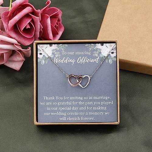 OKEYCH Wedding Officiant Thank You Gift - Amazing Officiant Necklace, Planner Jewelry, Coordinator Gift2