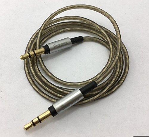 New AUX Cable 3.5mm to 3.5mm Male to Male Upgrade Cable Silver Plated with 4K Gold-Plated Plug,for Car/Auto Stereo Speaker, Headphone, Mp3 Player, Computer & Auxiliary Input Connector