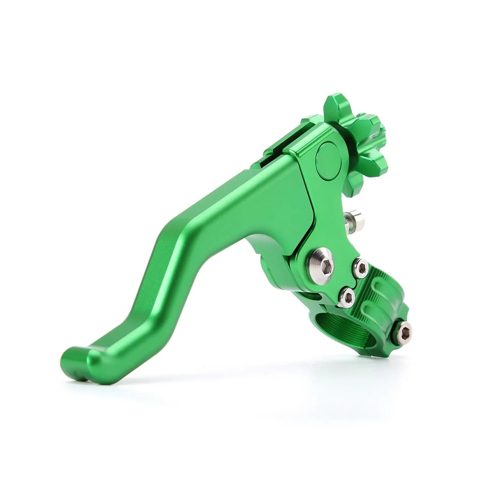 JWQEBNS Motorcycle Brake Clutch Levers for CRF250R CRF450R CRF230F XR230 for Suzuki for Ducati for Kawasaki 22MM CNC Short Stunt Clutch Lever Cable System(Green)