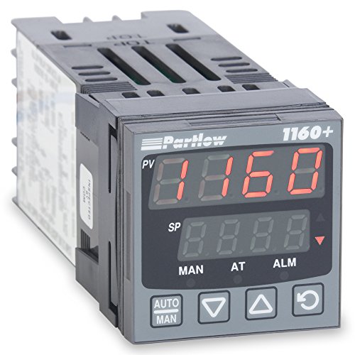 Partlow P1160100000 1160+ Series 1/16 DIN Temperature Controller, 100 to 240 VAC, One relay Output, Red Upper/Red Lower Display Partlow P1160100000 1160+ Series 1/16 DIN Temperature Controller, 100 to 240 VAC, One relay Output, Red Upper/Red Lower Display