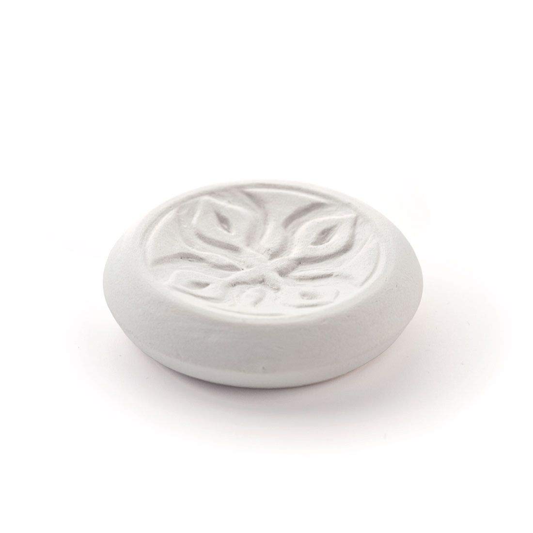 Primavera Aroma Diffuser - Duftstein Ornament, White, Mimosa Scent, Corded Electric, 14.0 sq ft, 3 hours runtime, Candle light