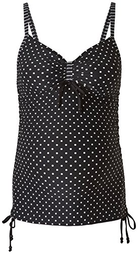 Noppies Tankini Top Dot AOP 63929 premamá, Multicolor (Black C270), 38 para Mujer