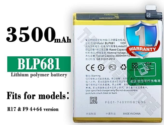 Image of Original BLP681 Battery for Oppo F9 Pro /CPH1879 /PBEM00 / CPH1823 / CPH1881 / CPH1825 Battery with 1 Year Warranty** J0080