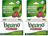 Beano Extra Strength, Gas Prevention & Digestive Enzyme Supplement, 30 Count (Pack of 2)