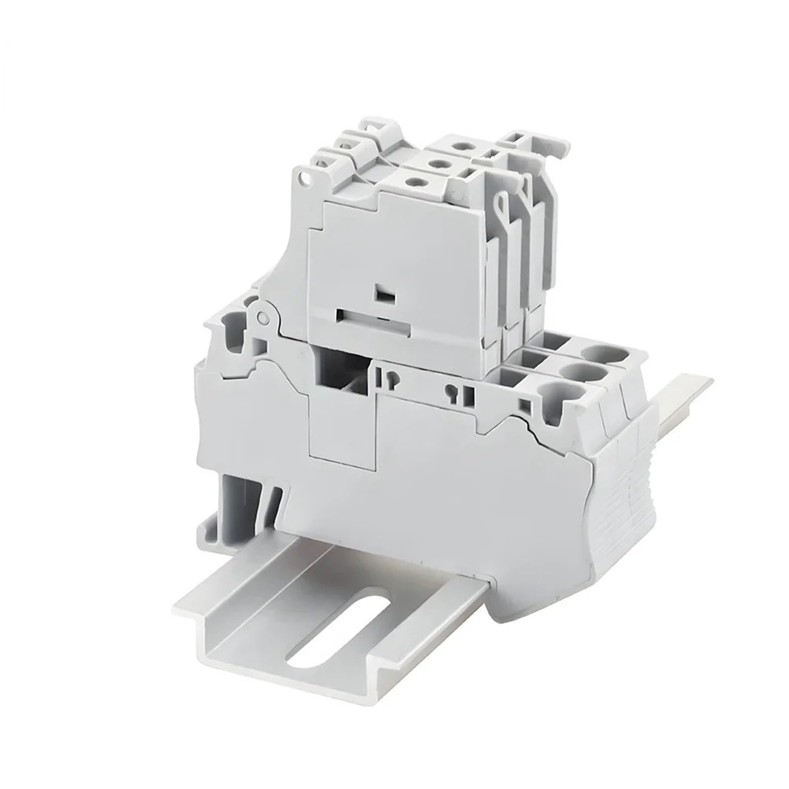 10 pezzi ST 4-HESI 5X20 Morsettiera portafusibile con leva di disconnessione, collegamento a molla, connettore for guida DIN NS 35 ST4-HESI(8P)