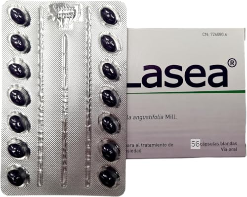 [Aceite Esencial de Lavanda] [Apoyo para reducir el estrés] [mejorar el ciclo del sueño ][Lasea] [Complemento Alimenticio], (Grande 56, Lavanda)
