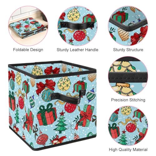 Boîte de rangement pliable en tissu cube pour placard et maison