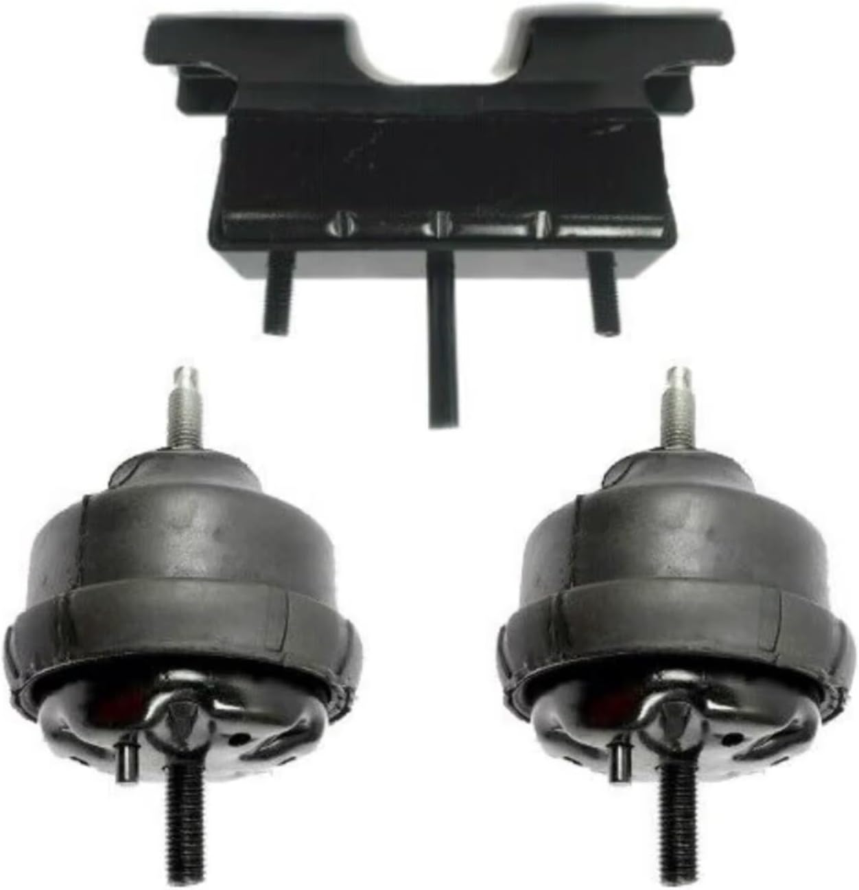 Engine Support Mounts Compatible With Buick 4.2L 2005 2006 2007 2008 2009 15062381 8150623810 3pcs Engine Trans Mount Motor For Bracket Parts Replacement Repairs Kit
