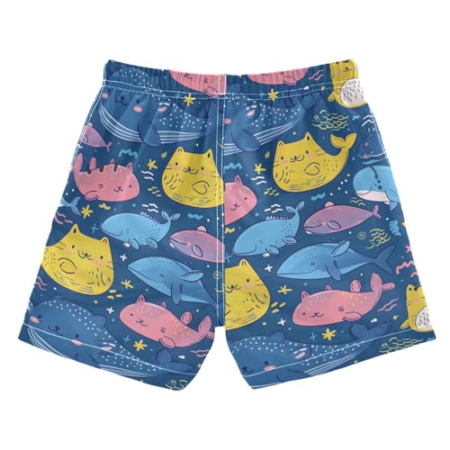 senya Cartoon Cute Fish Boys Swim Trunks Toddler Shorts Swimwear Boardshorts2