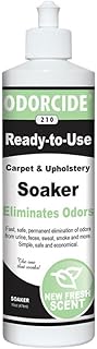 Odorcide Odor Eliminator Soaker: Odor Eliminator for Strong Odor on Carpets, Hardwood & More - Smoke, Sweat & Pet Odor Eliminator for Home w/Non-Enzymatic Formula, 16 oz Fresh Scent