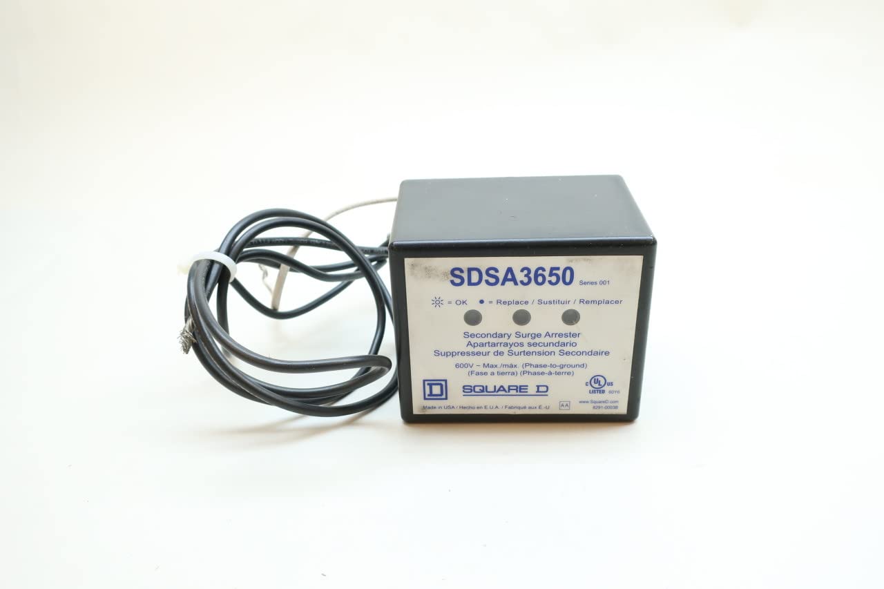SQUARE D SDSA3650 Secondary Surge ARRESTOR 600V-AC