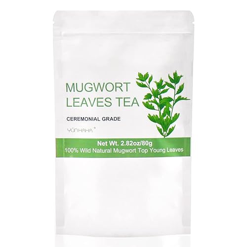 Miniatura 1 de Té de hojas de artemisa secas  40 porciones de artemisia natural de grado AAAAA, té de hierbas de ajenjo  Ayuda a dormir, sueño lúcido, relajarse,