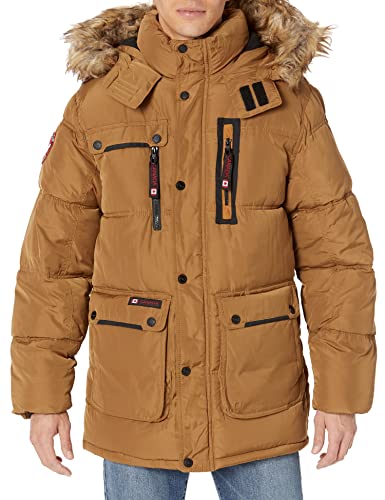 CANADA WEATHER GEAR Men's Heavyweight Puffer Jacket