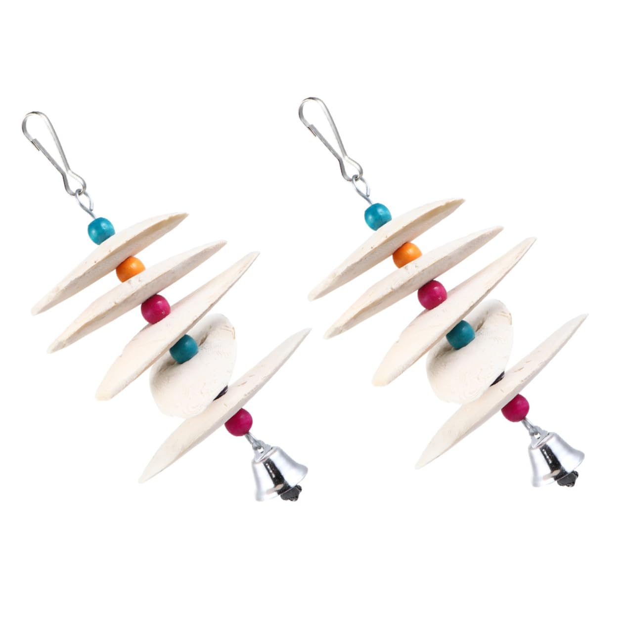 Housoutil 4piezas Juguetes para Aves De Hueso De Sepia Juguetes para Masticar y Entrenamiento De Calcio para Periquitos y Loros Accesorios para Jaulas De Aves Seguro y Saludable
