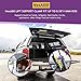 Hood Strut Tool with Brass Tip Protection, Spark Plug Caliper and Car Hood Prop Tool 2-in-1 Tool, 12mm Spark Plug Gap Tool, Hood Shock Clamp, Car Hood Clamp for Lift Support 2 Packs Purple