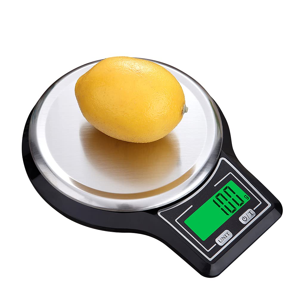Electronic Digital Kitchen Scale Stainl Steel Weighing Pan Food Scale Platform Scale wi Tare Function-image-16