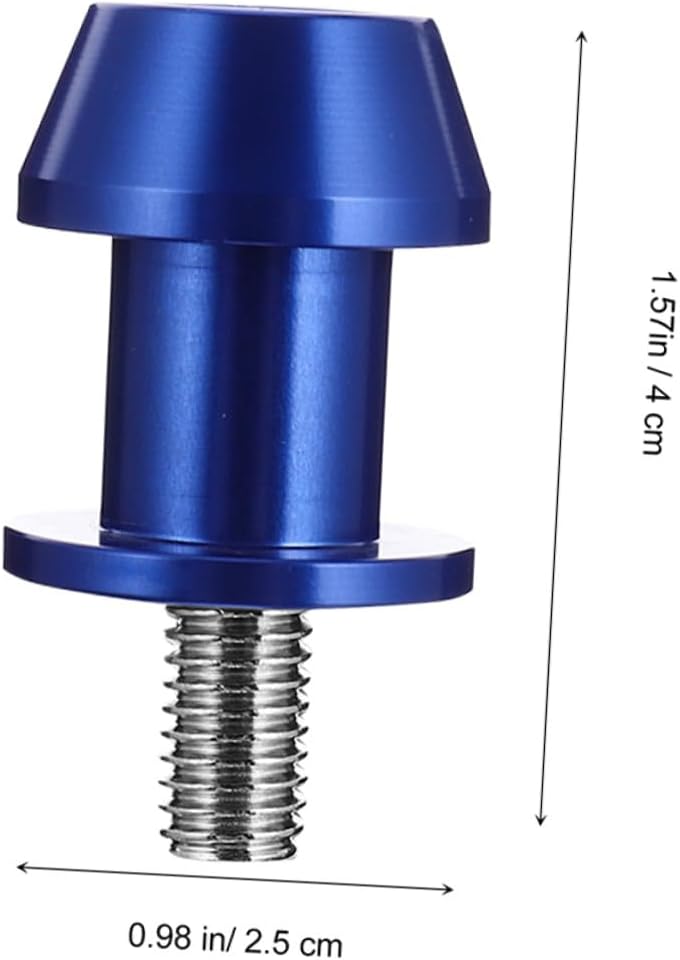 Abaodam Cnc 8mm Blue Motorcycle Swingarm Screw Stand Spools 4pcs Universal Motorbike Swing Arm Sliders for Rear Swing Arm Protection