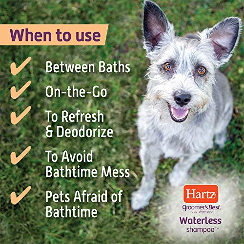 Hartz Groomer's Best 3-In-1 Waterless Dog Shampoo #TOP7