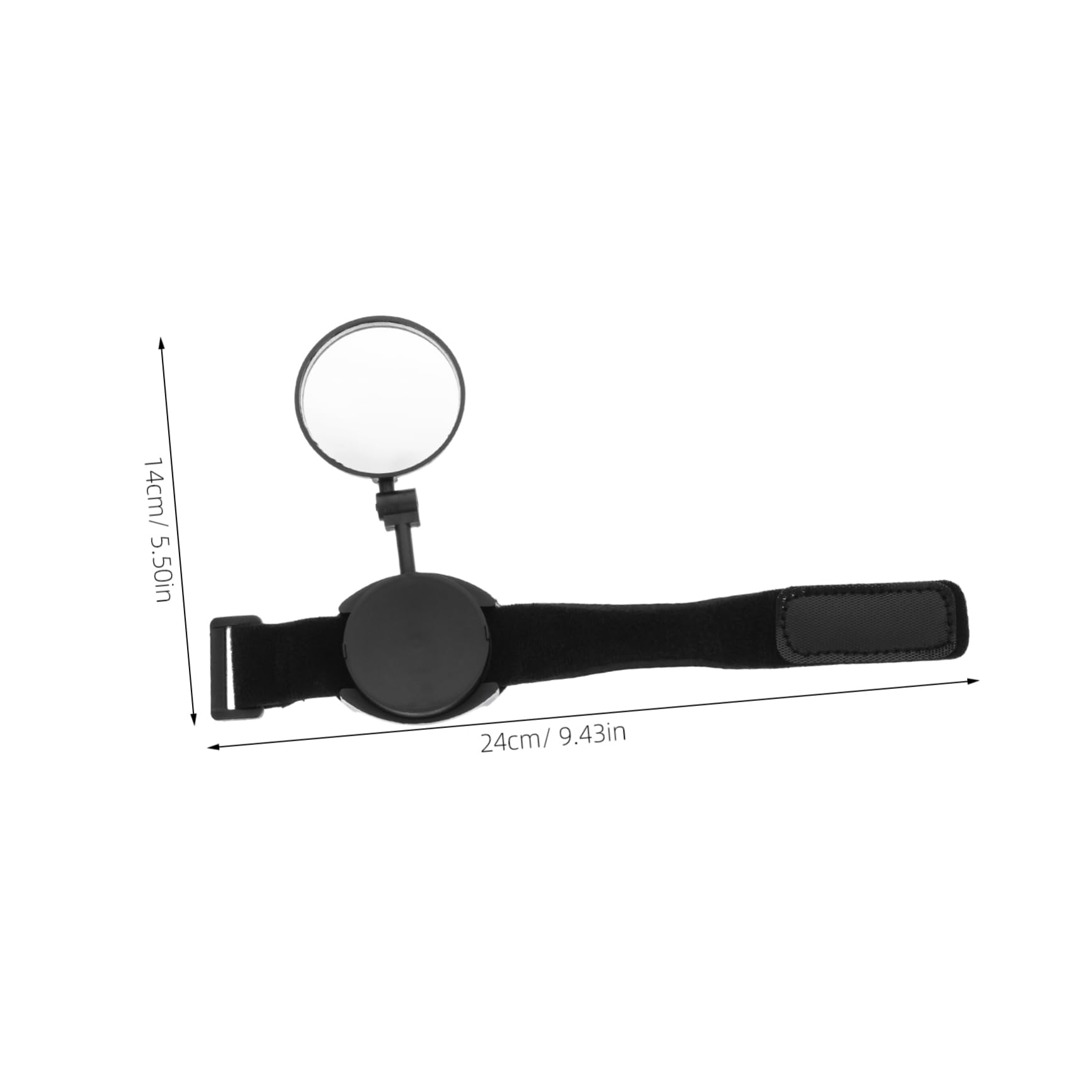 Totority Rear View Wrist Guard Bike Mirror Cycling Mirror with Wrist Strap for Riding for Mountain and Road Cyclists