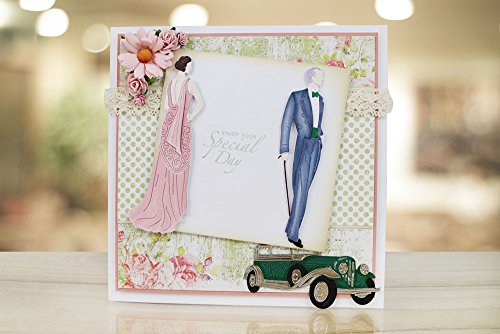Tattered Lace Deco Couple Die Set TLD0031 - from Art Deco Party Collection - Image 2