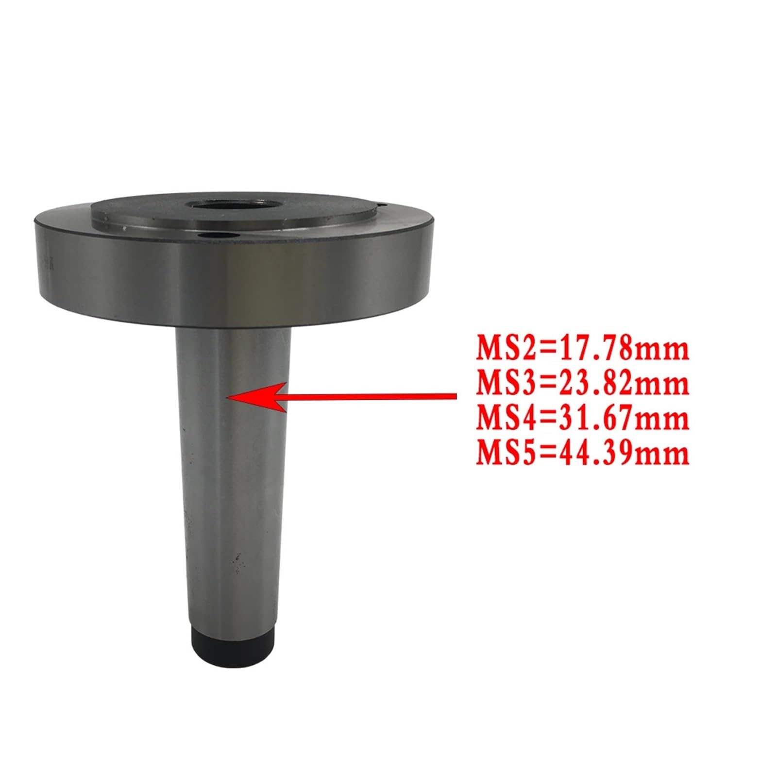 Connecteur à bride MS2,MS3,MS4,MS5, tige conique for mandrin série K11,K12, 80mm,100mm,125mm,130mm,160mm, K11-80 K12-80 (Color : 160mm flange, Size : MS3)