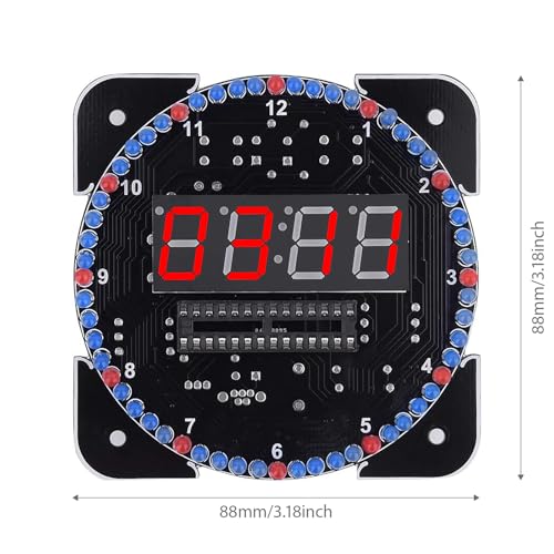 Reloj electrónico de 4 dígitos contra cortes de energía gracias a su memoria de apagado 7
