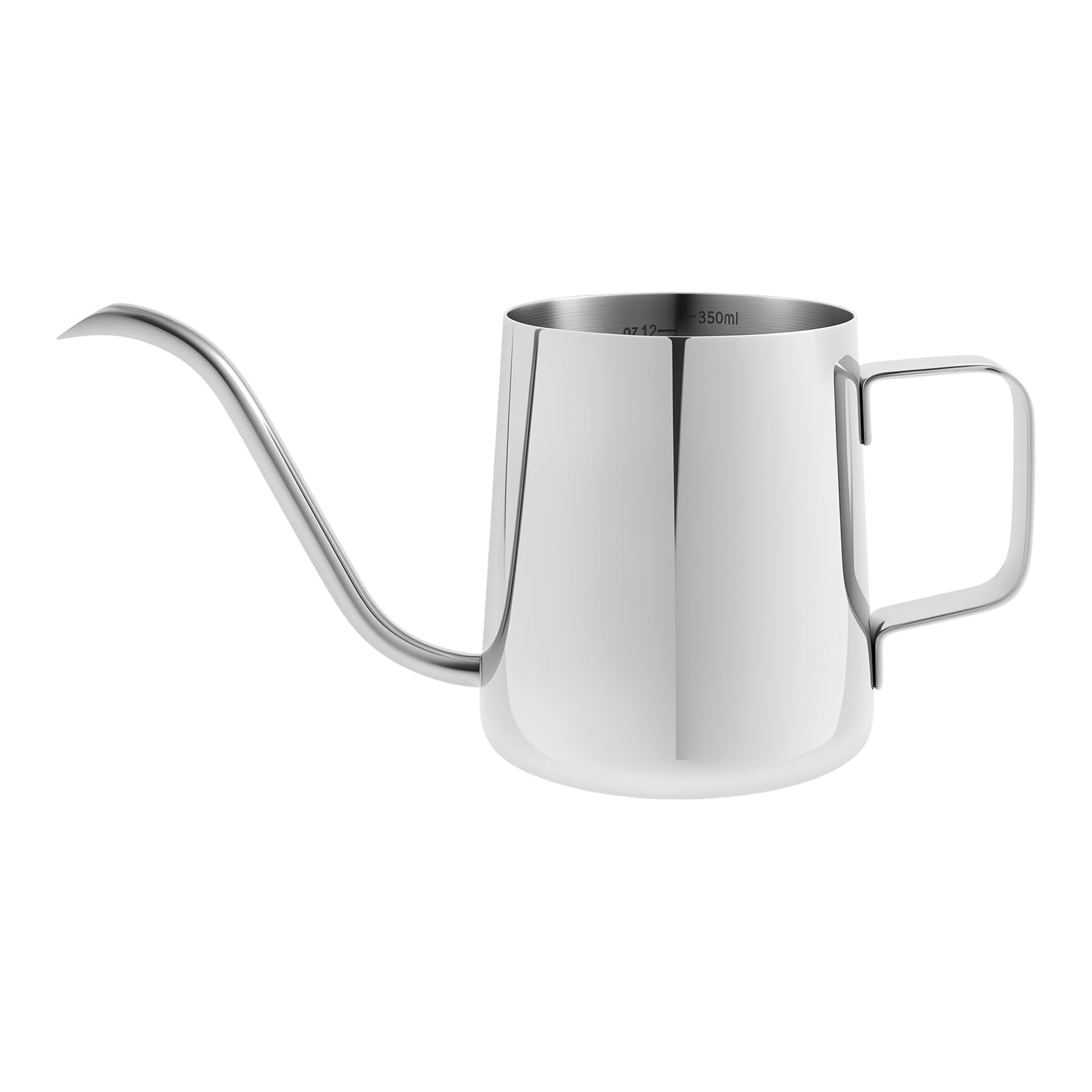 Qinglang Silver 350Ml Small Watering Can For Indoor Plants Stainless Steel Bonsai Mini Metal Watering Can Watering Pot Gardening Tools For Indoor&Outdoor Plant Seedlings(Silver)