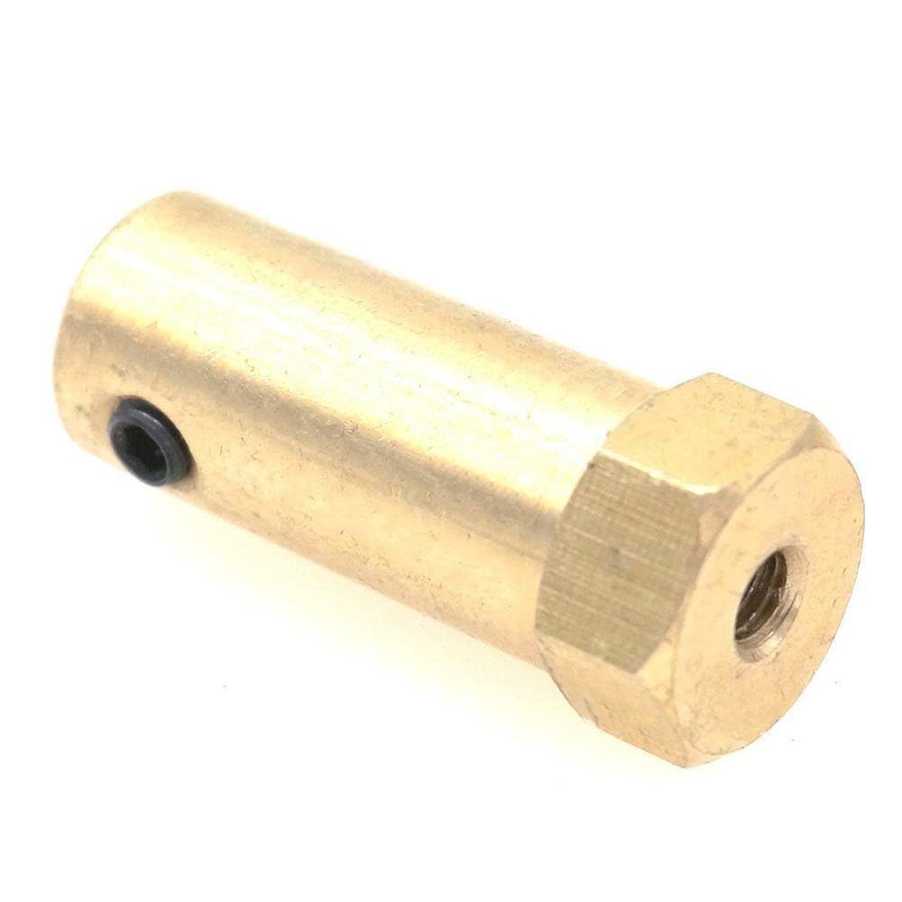 4PCS 3mm Extended Hex Shaft Coupling Coupler Tire Connector for DIY Model Motor Transmission Parts
