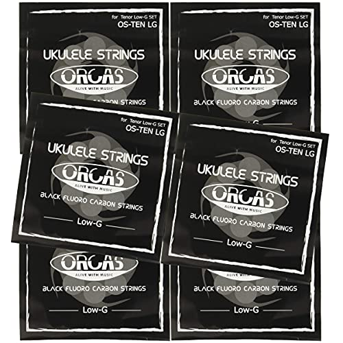 IJX tJ[{ EN LOW-GZbg ei[p ~fBAei[Q[W ORCAS UKULELE STRINGS TENOR OS-TEN LG (6Zbg)