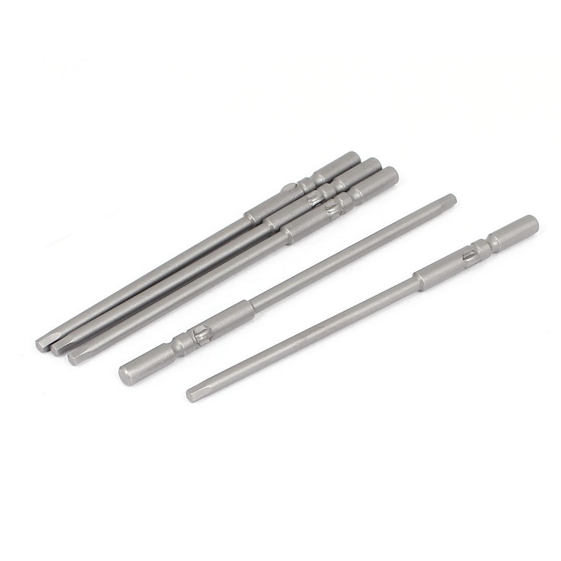 Aexit 5mmx100mmxH3 0 Round Screw Guns Screwdrivers Shank Magnetic Electric Hex Screwdriver Bits Power Screwdrivers 5 Pcs
