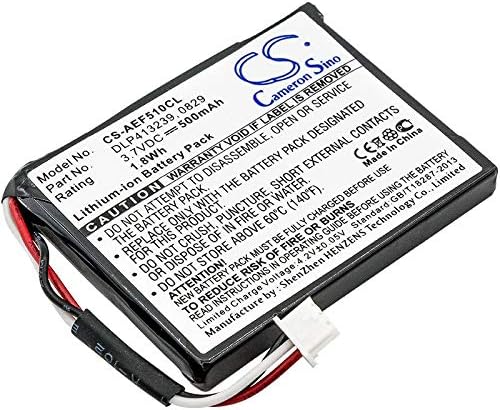 Cameron Sino NEW Replacement Battery Fit for Texet(500mAh / 1.85Wh) 0837, DLP413239