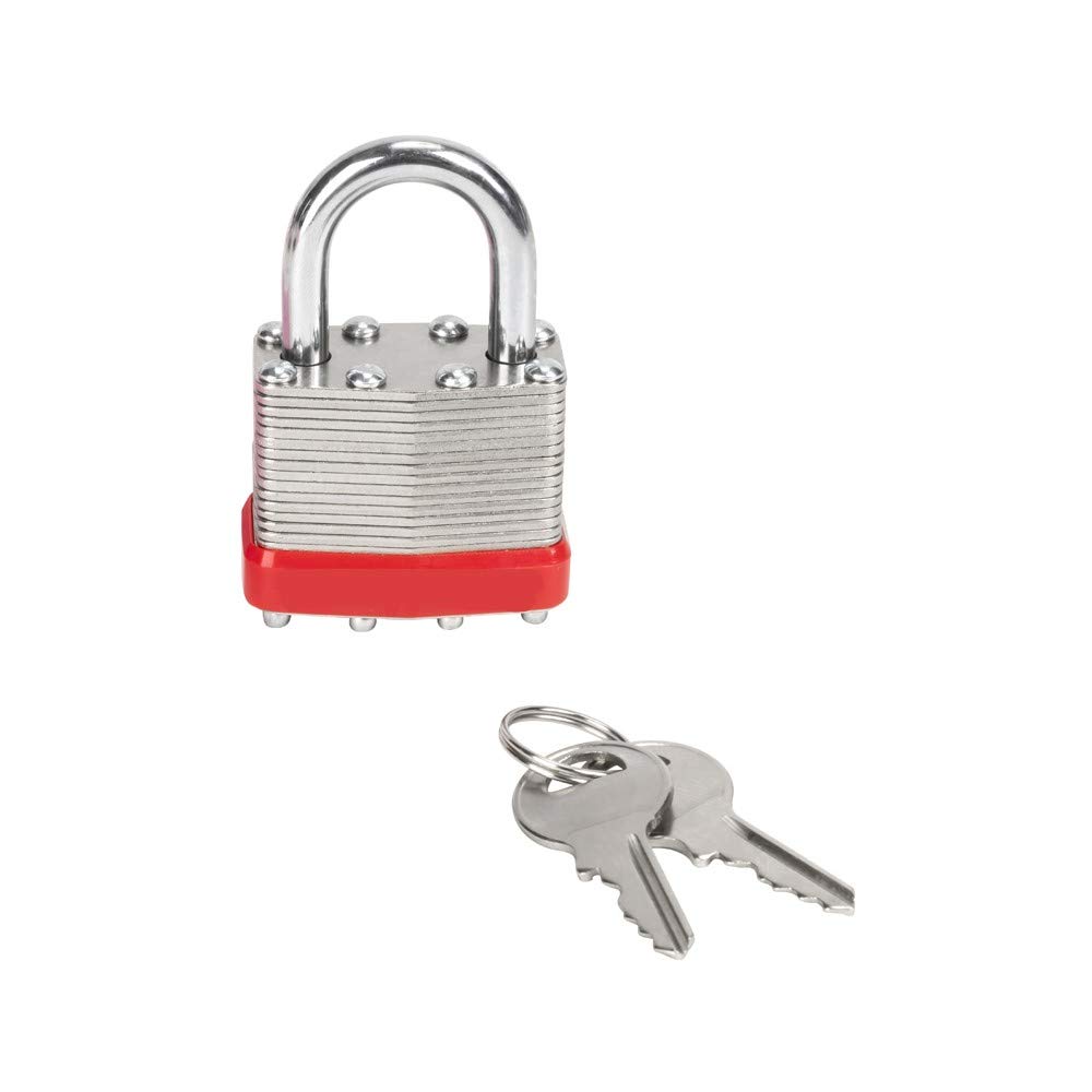 Vault Locks 40mm Keyed Alike (A389) Laminated Steel Short Shackle Padlock, Shackle Size is 1 3/4