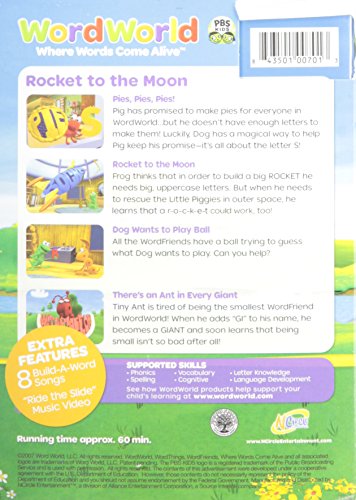 Amazon Com Wordworld Rocket To The Moon Wordfriends Wordfriends Movies Tv