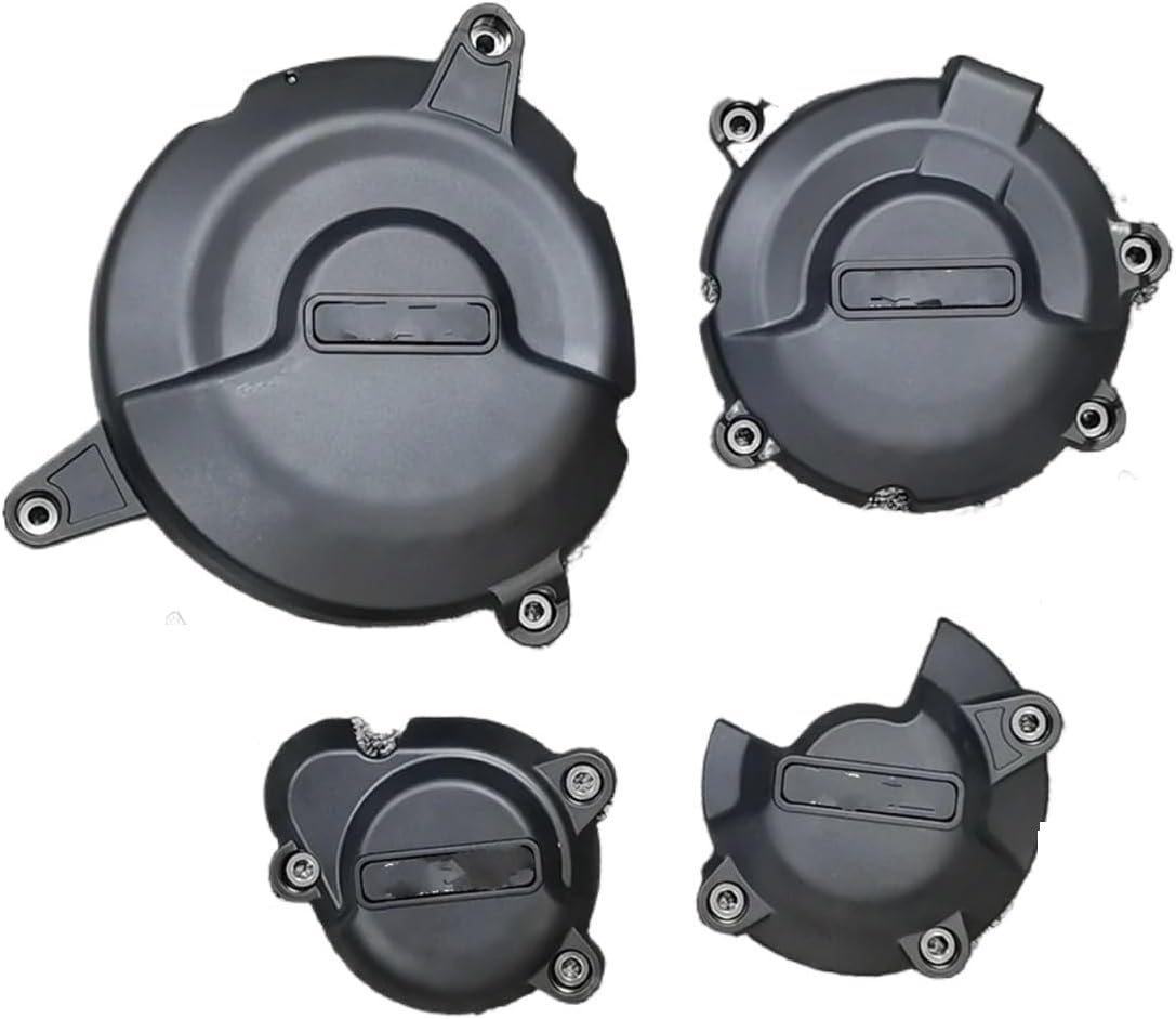 オートバイ エンジン ステーター カバー オートバイエンジンカバープロテクター GSXS1000用 カタナ GSXS950 2015 オートバイ  クランクケースカバープロテクター ナイロングラスファイバーオートバイエンジンステーターカバープロテクターキットに適合スズキ Gsxs1000 F ... スズキ GSXS1000/F/GT GSXS950 2015~2023 エンジンカバー オートバイオルタネータークラッチ保護アクセサ