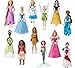 Disney Prinipesse bambole Set 12 Rapunzel Cenerentola Alice Trilli Bella Biancaneve Tiana Moana Ariel Aurora Mulan