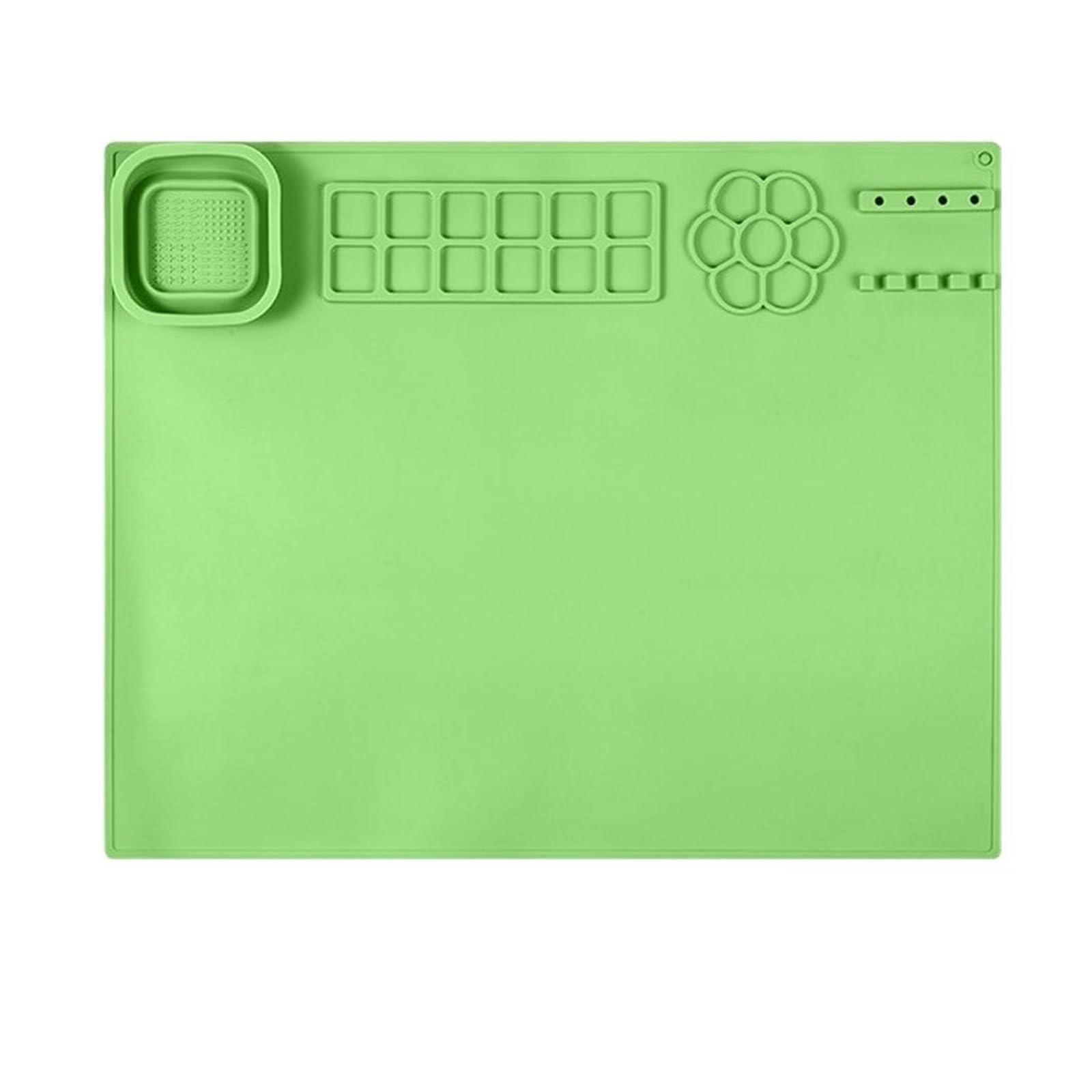 Silicone Painting Mat Silicone Painting Mat With Built-in Palette - Reusable & Washable Kids Art For Drawing For drawing