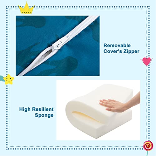 Alimorden 2-In-1 Flip Out Soft Kids Couch, Convertible Sofa To Lounger For Children, T-Rex Printed For Boys #TOP5