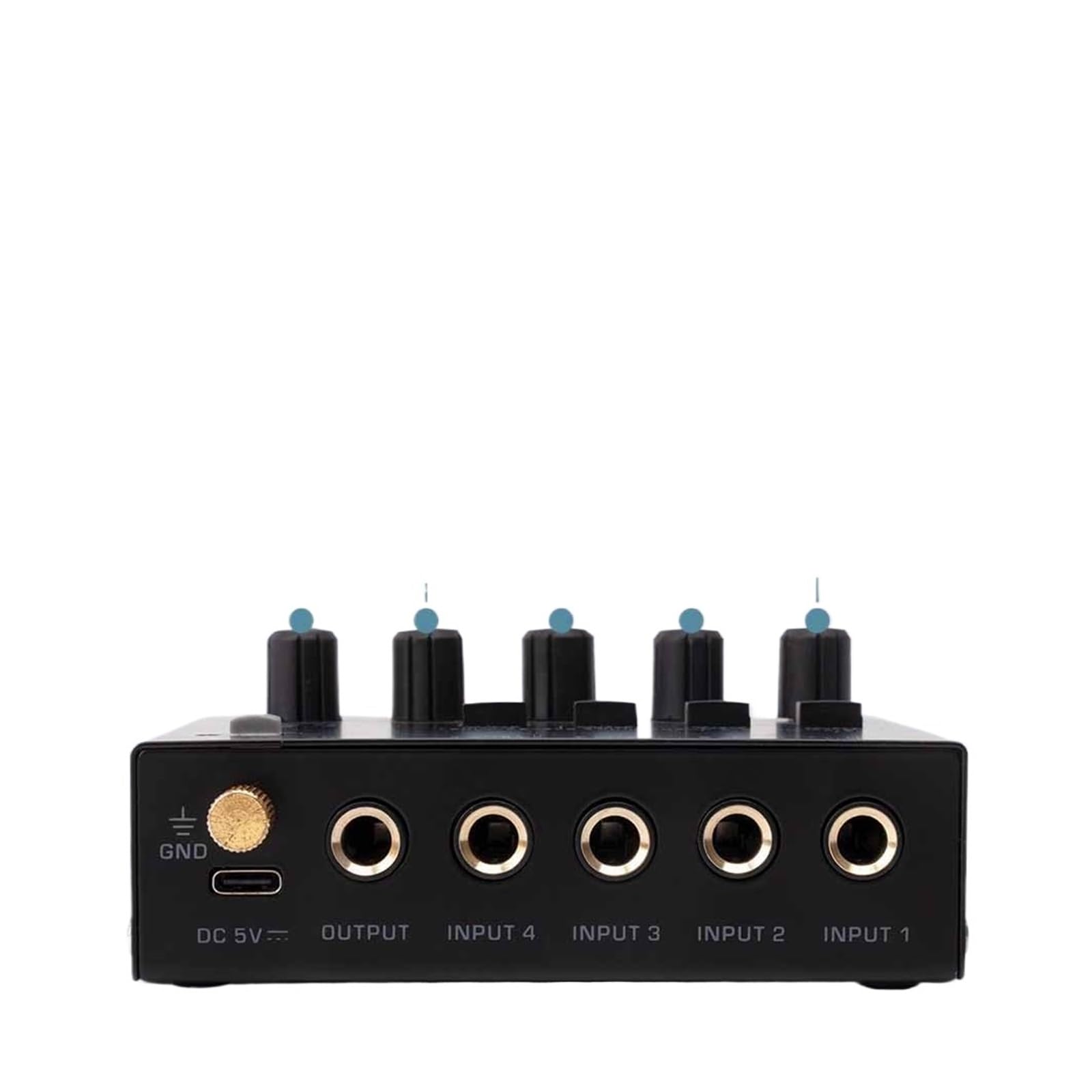 Mikser dźwięku MAX400 4-kanałowy mikser stereo z interfejsem RCA o niskim poziomie szumów profesjonalny mini mikser stereo do komputera Muzyka na żywo